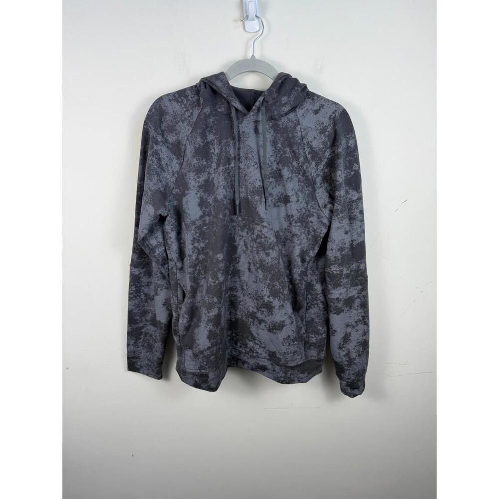 Lululemon City Sweat‎ Pullover Hoodie Men M Astral Graphite Gray Asphalt